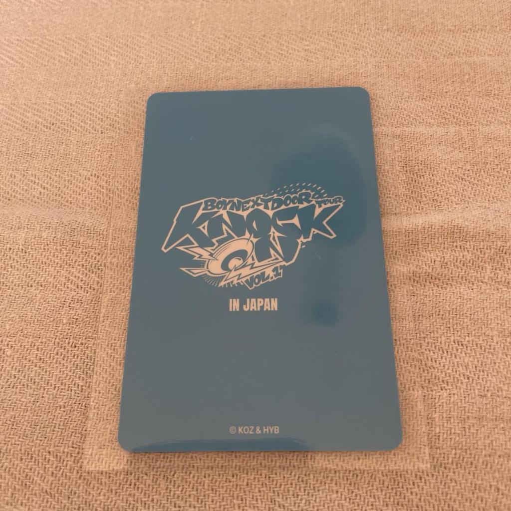 [ИСПОЛЬЗОВАННЫЙ] Набор из 2 случайных коллекционных карточек BOYNEXTDOOR Ihan