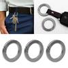 3Pcs Quick Releases Spring Key Rings Titaniums Carabiner Clip Keyring Small Carabiner Clip for Camping Hikings Daily