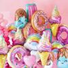 1Pcs  Donut Digital Foil Balloon Fruit Ice Cream Helium Balloon Birthday Party Decoration Kids Toy Sweet Digital Balloon Showe