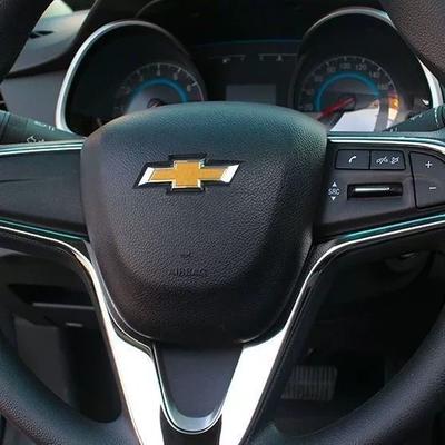 Наклейки-эмблемы на центр руля автомобиля из сплава 5,7 см для Sail Silverado Malibu Captiva Spark Trax Aveo Cruze Lacetti