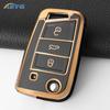 Для VW Volkswagen Golf 7 MK7 Tiguan MK2 для SEAT Ateca Leon FR 2 Ibiza для Skoda Octavia Чехол для автомобильного ключа Аксессуары для интерьера