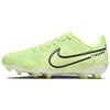 Кроссовки для детей Nike Tiempo Legend 9 Club MG GS Luminous Pack Зеленый Barely-Volt Белый Summit-White DA1331-705