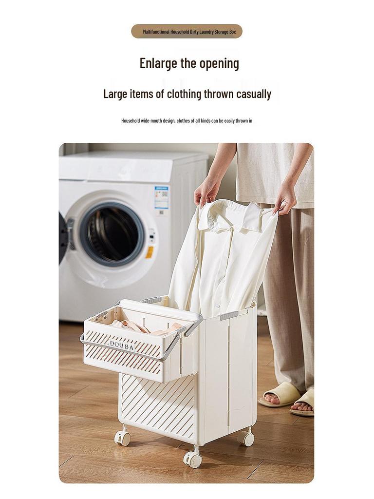 Foldable Large Capacity Laundry Hamper for Bathroom