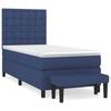 Maison Exclusive - Sommier à lattes de lit avec matelas Bleu 90x190 cm Tissu