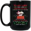 Husband wife ceramic coffee mug black water cup 15oz large capacity