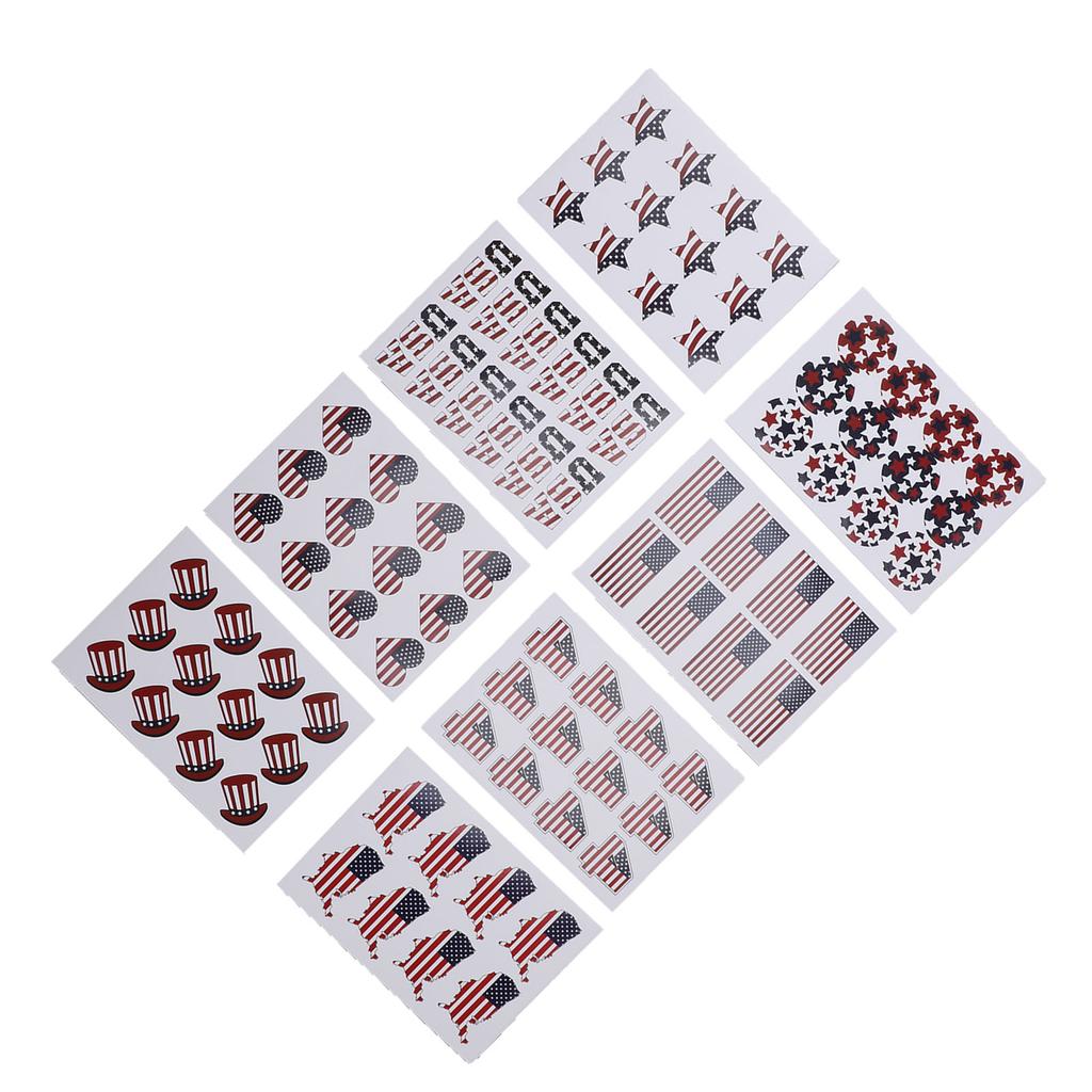 48 шт. наклеек 4 июля патриотический флаг США День независимости украшение скрапбукинг часть