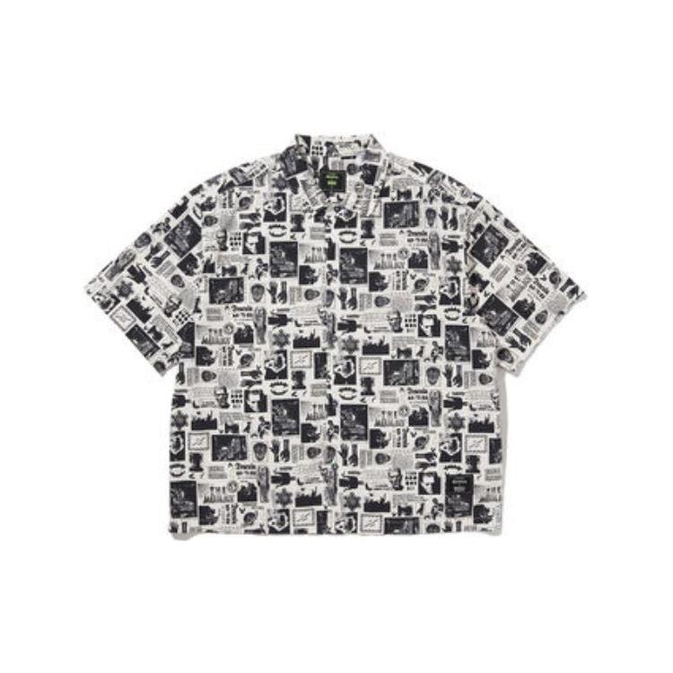 Levi's Рубашка Унисекс Черно-белая A3695-0000