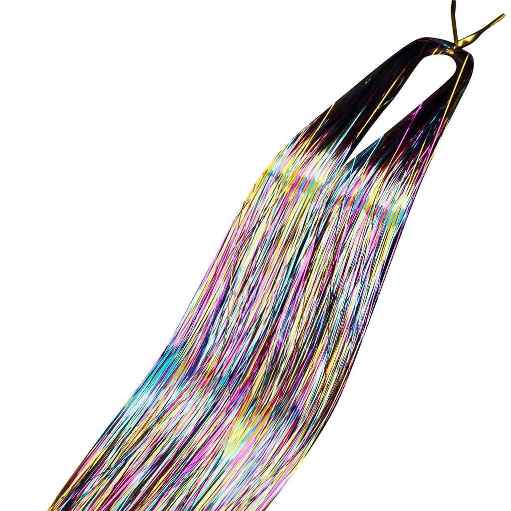 47 Inches Hair Extension-Tinsel 12 Colors 2400 Strands Hair Extensions For Women