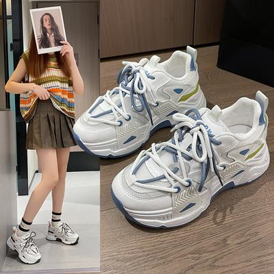 Модная роскошная 2024 новая универсальная повседневная спортивная обувь с сеткой, дышащая, весна и осень, женские кроссовки для бега на открытом воздухе