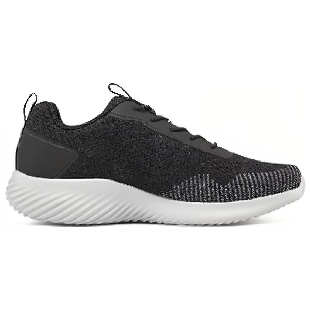 Skechers Кеды Bounder Удобные Универсальные Низкие Повседневная Обувь Мужские кроссовки Черный 232377-BLK
