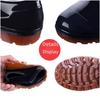 Men's Non-Slip Yuanbao Low-Top Rain Boots for Construction and Work