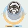Thermos Изолированная бутылка для воды из нержавеющей стали 316L
