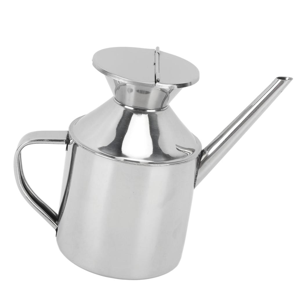 Stainless Steel Oil Can Multipurpose Oil Container Oil Dispenser Bottle for Soy Sauce Vinegar Cooking Wine