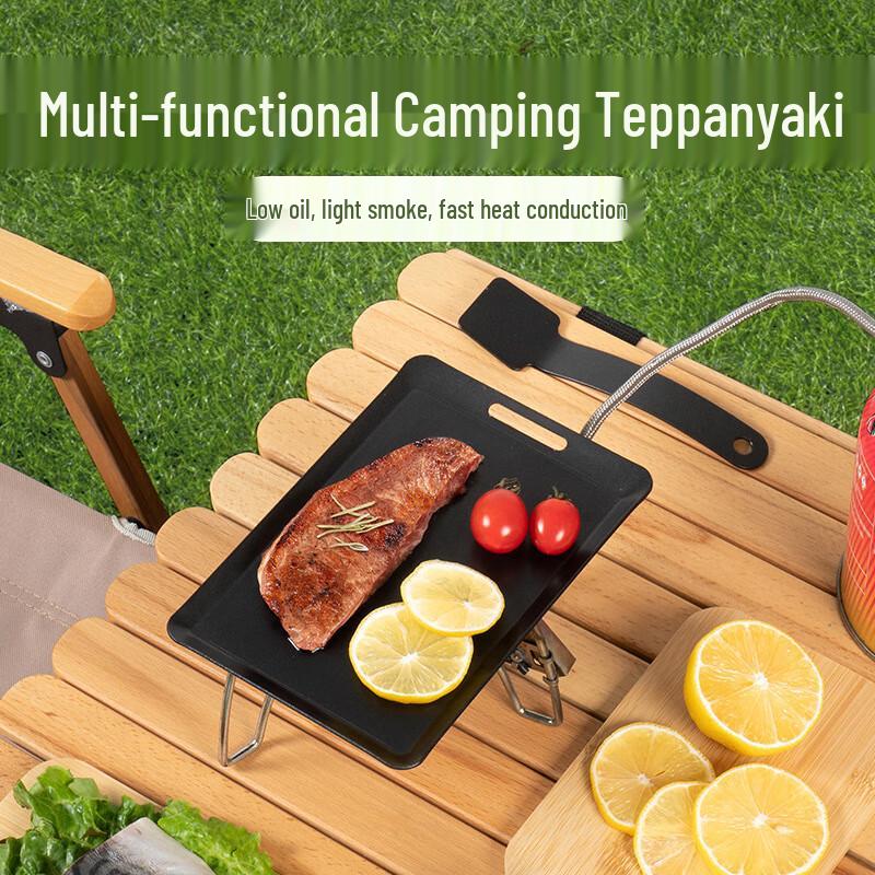 Portable Camping Non-Stick Griddle Plate