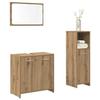 VidaXL Ensemble De Meubles Salle De Bain 3 Pcs Bois D'ingénierie 3328560