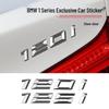 Совместимый значок для BMW 1 серии: Цифровая буквенная наклейка на багажник 118i, 120i, 125i, Модифицированный задний знак M