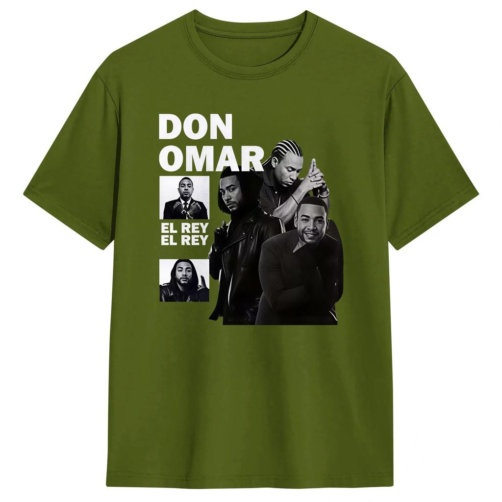 Harajuku T Shirt Beach Rapper Don Omar Novelty T Shirts Cotton Tshirt For Unisex Y2k Fun Pattern Short Sleeve Tops
