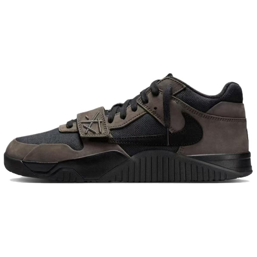 Travis Scott x Jordan Jumpman Jack Dark ISO С амортизацией Mid top Винтажные Баскетбольные Кроссовки Унисекс Черный FZ8117-204(Команда1677- )