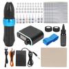 Complete Tattoo Motor Machine Pen Kit Power Supply DC Clip Cord Foot Pedal Rotary Tattoo Pen Supply