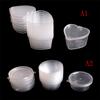 10Pcs/Lot Plastic Color Plasticine Clear Containers Glue Putty Foam Ball Storage Boxes Slime Storage