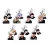 7 шт. Брелок-двойной шарм в стиле униформы BTS, Ключница с фото и рисунком Bangtan Boys, Подвеска на сумку K-pop идола для фанатов ARMY(Джин РМ Шуга Чимин Ви Джей-Хоуп Чонгук)