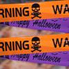 1pcs Halloween Warning Strip Plastic Isolation Belt Party Haunted House Decoration European and American Horror Atmosphere Warning Line