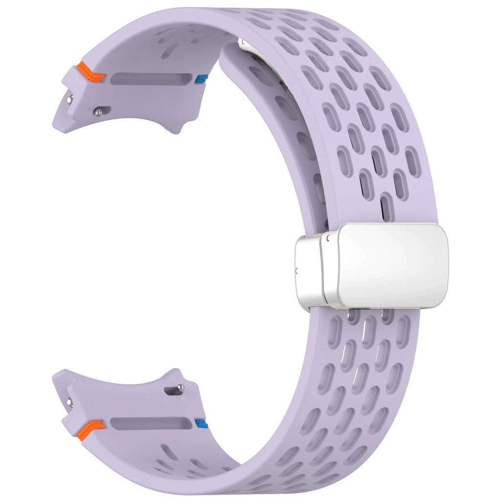 Магнитный ремешок для Samsung Galaxy Watch 7 6 5 4 5pro 7LTE 44мм 40мм Watch4/6 Classic силиконовый ремешок без зазоров браслет Correas