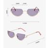 New Metal Half Cat Eye Sunglasses Women Decorative Eyewear Holiday Outdoor Trendy Fashionable Sun Glasses Uv400