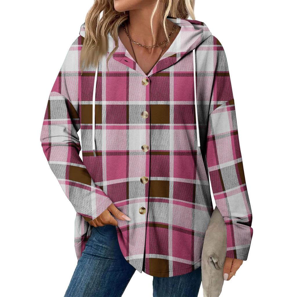 Женское модное повседневное пальто реглан с длинным рукавом и кулиской, винтажное пальто с капюшоном на пуговицах