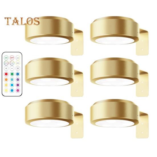 Picture Light with Remote Control 100 Lumens High Brightness Stepless Dimming 3 Lighting Modes Battery Operated No Drill Wall Art Light