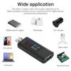 6-в-1 USB зарядное устройство для мобильного телефона Тестер емкости мобильного питания Напряжение Ток Измеритель мощности DC 4 ~ 30 В с функцией памяти отключения питания