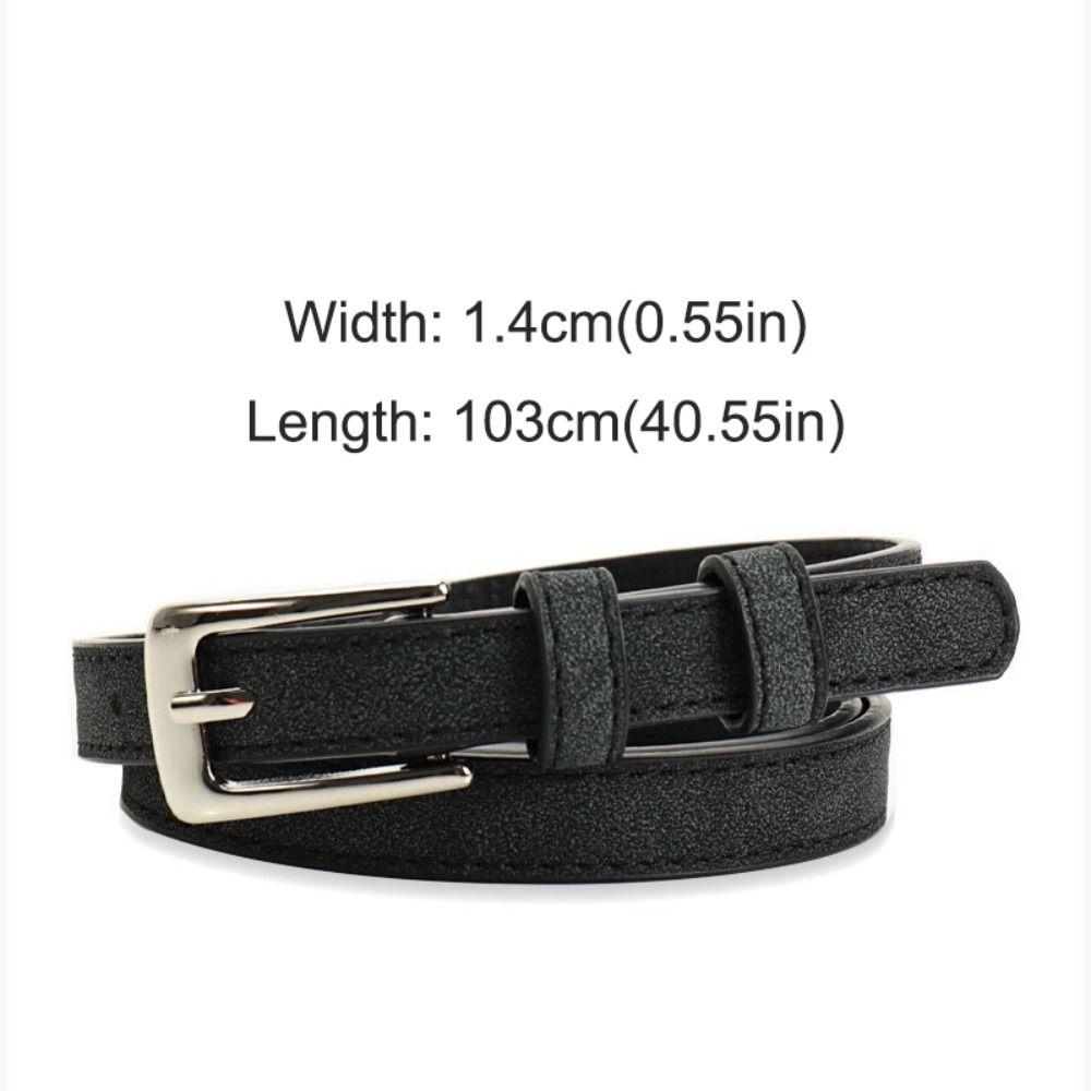 Ремень из замшевой кожи с пряжкой-штифтом, роскошный дизайн, матовый пояс, модный деловой пояс для талии для женщин