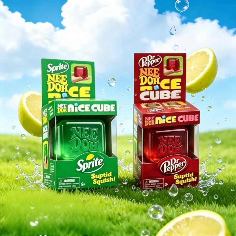 Новые Schylling Nee Doh Nice Cube Сенсорные Игрушки, Антистресс Сжималки, Сквиши Кубики для Снятия Стресса, Сувенир В Подарок