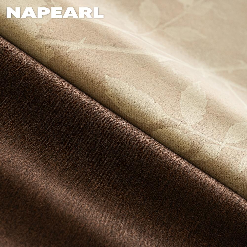 1 шт. NAPEARL Французские нежные шторы с принтом, 70-80% затемнение, для спальни, гостиной, окна, для домашнего декора