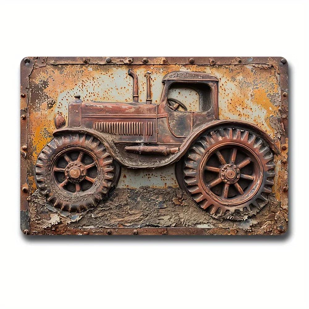 Винтажные постеры в старом стиле для грузовиков и поездов, металлические жестяные вывески, декоративные тарелки для клуба, человека, пещерного бара, отеля, кафе, Настенный декор