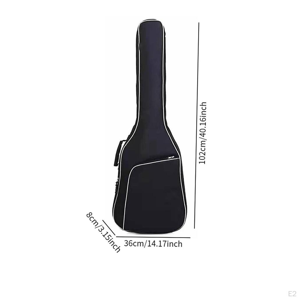 Чехол для акустической гитары Bass Bag с боковой ручкой и передними карманами