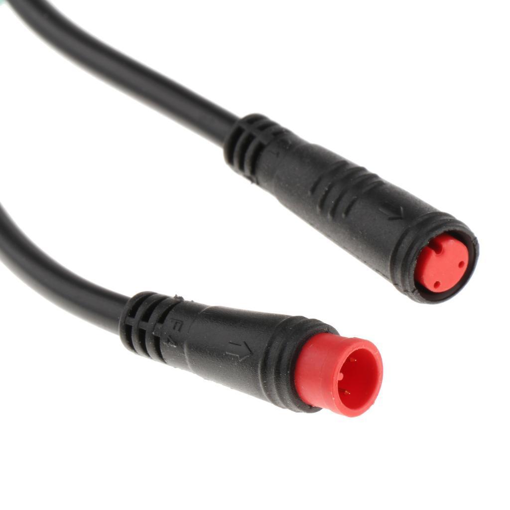 Electric Bike Extension Cable Wire Reliable and Durable 2Pin/3Pin/5Pin/6Pin Plug Connector