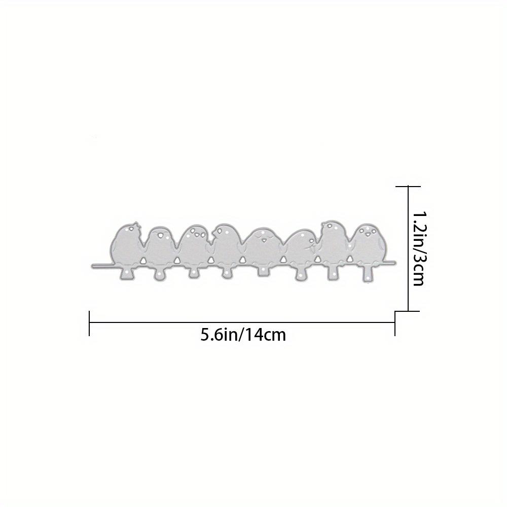 Милые Птички Металлические Режущие Штампы Трафарет DIY Скрапбукинг Тиснение Бумажные Карты Альбом Декоративное Ремесло Шаблон для Вырезания