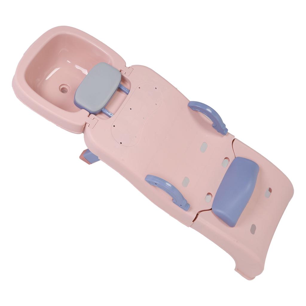 Детский стульчик для мытья шампунем, складной, предотвращает скольжение, стульчик для мытья волос малыша с раковиной для шампуня для детей от 0 до 10 лет