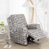 Geometric Recliner Sofa Cover Leopard Print Stretch Spandex Armchair Slipcovers Relax Lazy Boy Chair Covers Furniture Protector