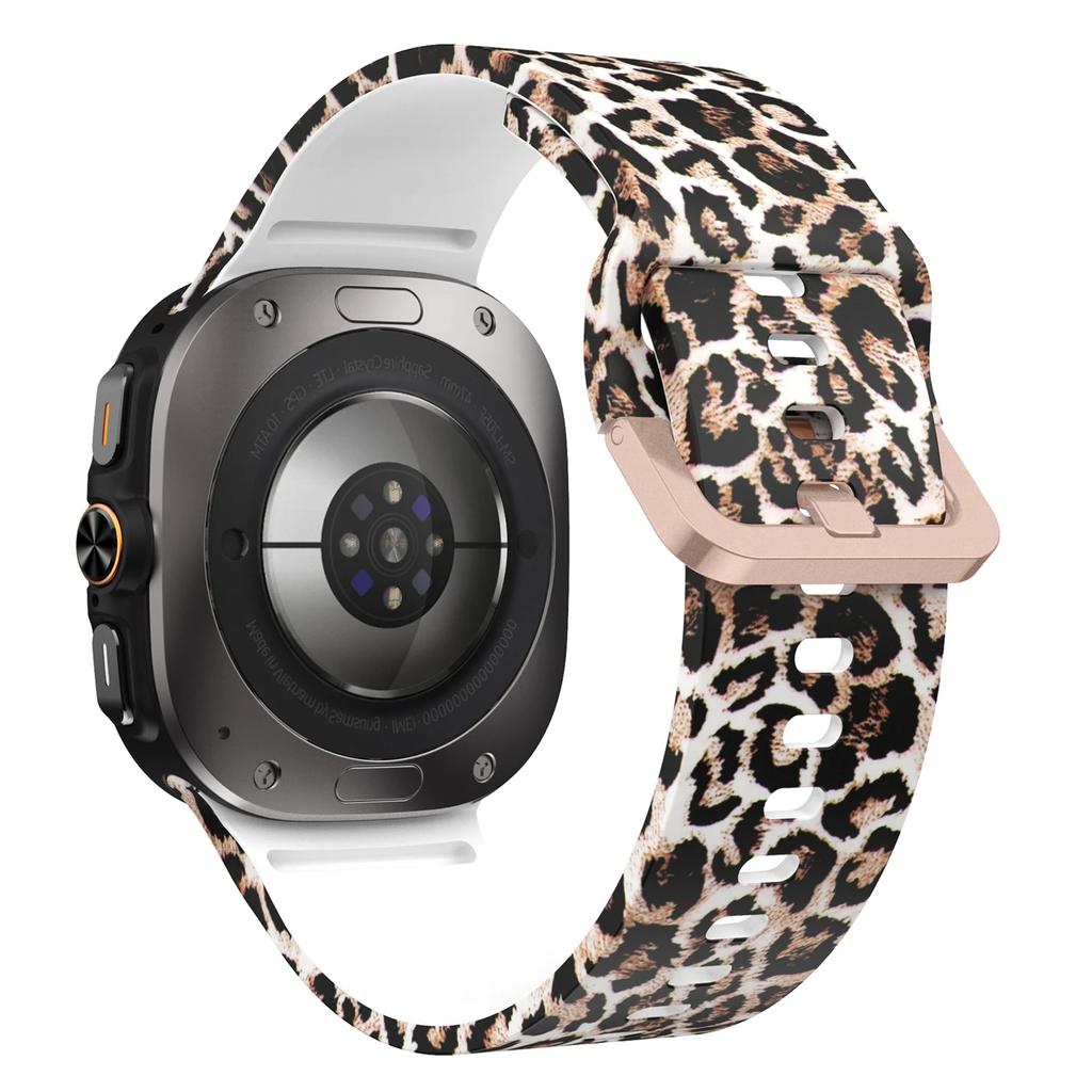 Спортивный силиконовый ремешок с принтом для Samsung Galaxy Watch Ultra 47 мм, ремешок для Galaxy Watch Ultra 47 мм 2025, браслет, ремешки для часов