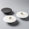 Creative High Foot Ceramic Dessert Plate Restaurant Molecular Cuisine Display Plate Snack Plate Sushi Dish Specialty Tableware