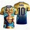 2026 Новая мужская футболка-майка с 3D-печатью Dragon Ball Goku для взрослых, детская, аниме