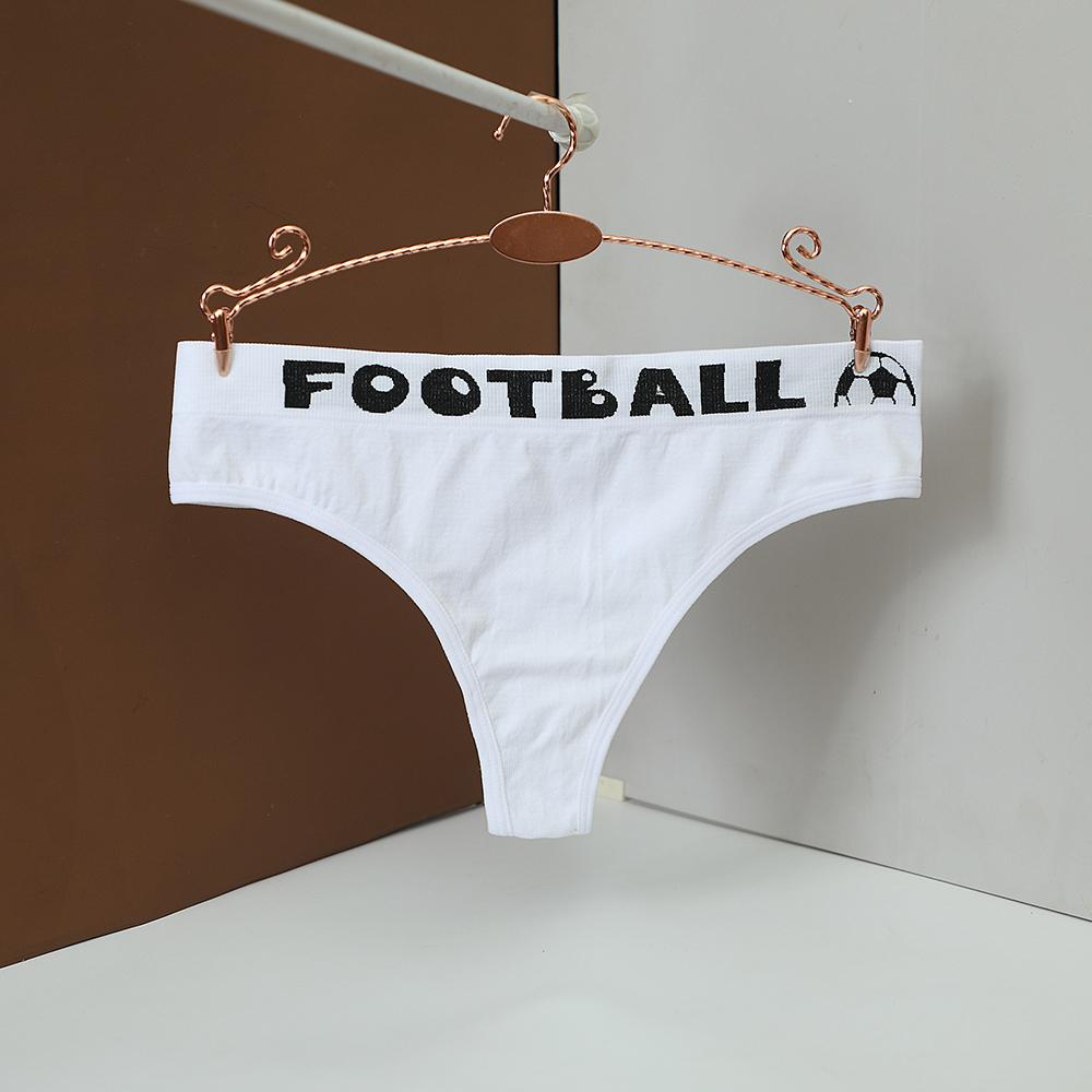 Women's Sports Panties Underwear Seamless Letter Thongs Low Waist  Sexy Comfortable Female G-String 203