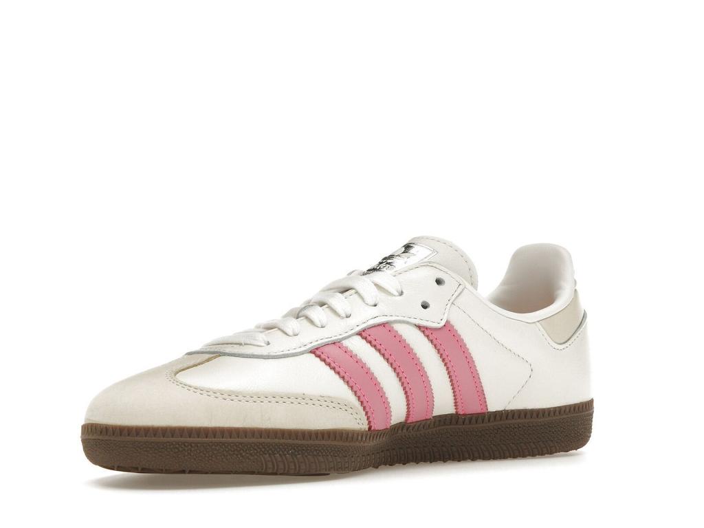 adidas Samba OG Белый Светящийся Розовый W - IG1962 Женская Обувь
