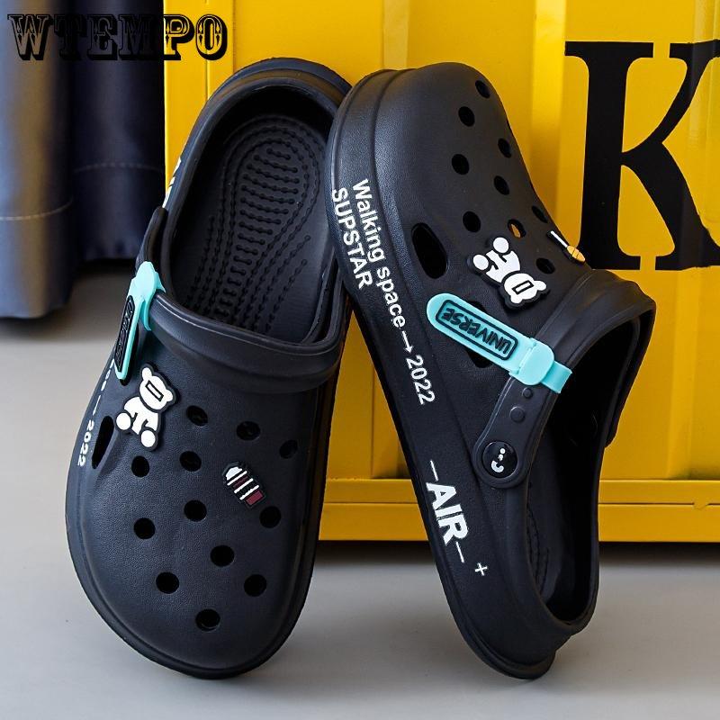 Модные удобные дышащие классные тапочки Quick Step, пляжная обувь, тапочки с сумкой, сандалии