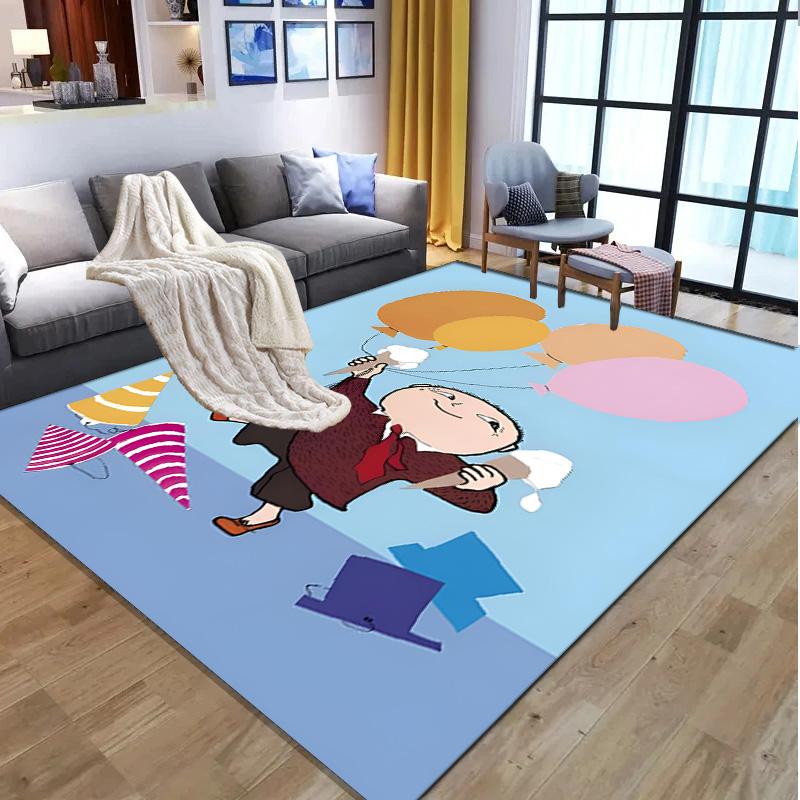 Alfons Aberg Pattern Rug, Indoor/Outdoor Mat, for Picnic, Gameroom, Bedroom, Office, Living Room, Home Decor Carpet, Birthday Gift