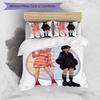 3pcs Addams Family Wednesday6 Design Cover Set - HD Printed Bedding with 1 Cover and 2 Pillowcases - Perfect for Home and Dorm Decor