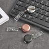 Office Supplies ID Name Card Stationery Anti-Lost Clip Badge Holder Retractable Key Ring Lanyards