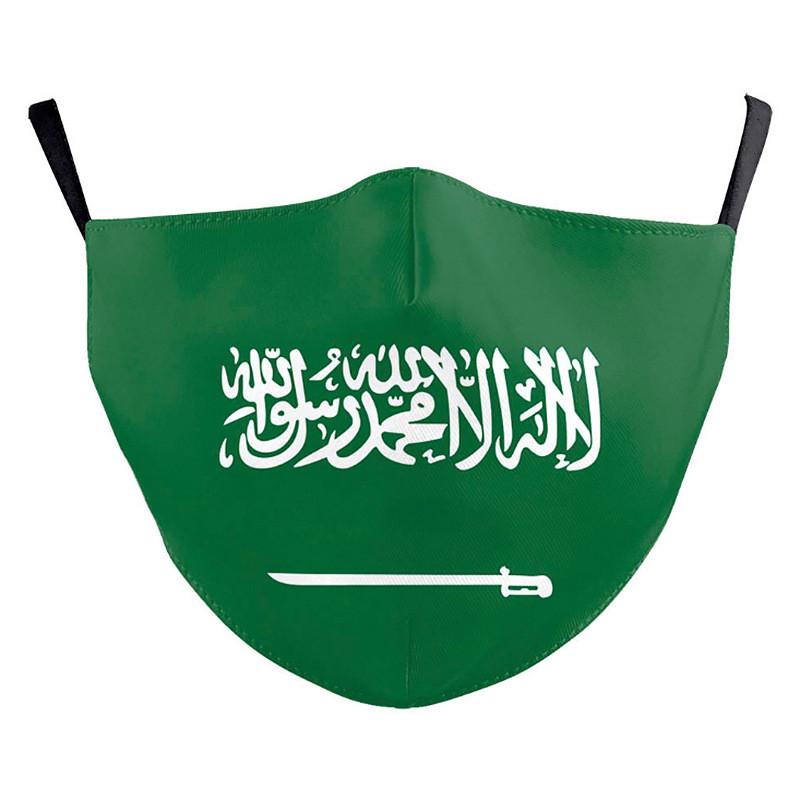 Защитная маска для лица с гербом разных стран